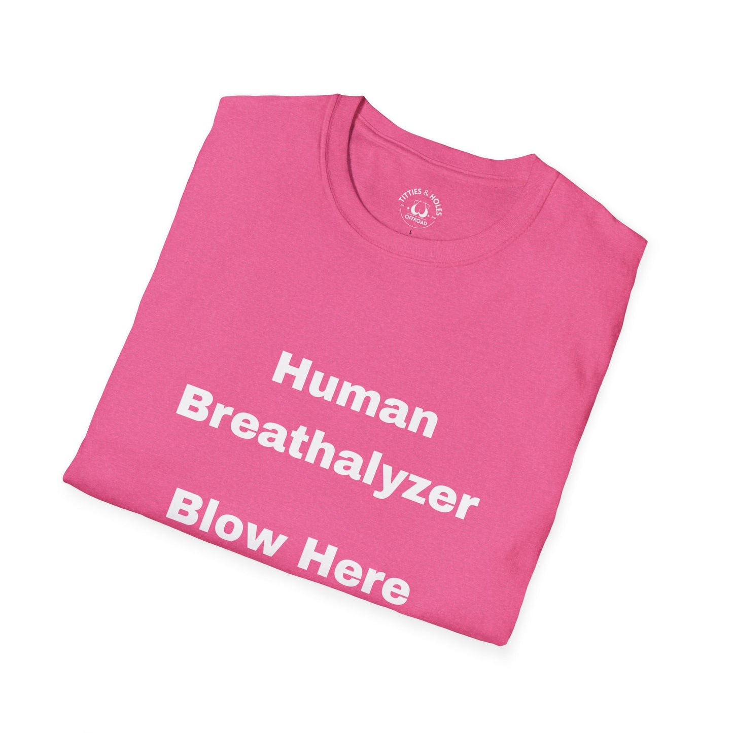 Human Breathalyzer T-shirt (OG Logo On Back)