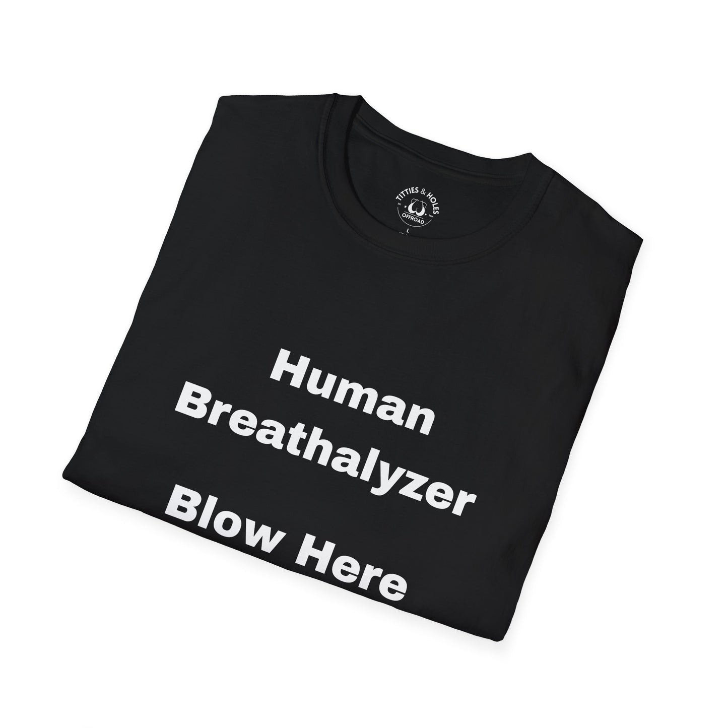 Human Breathalyzer T-shirt (OG Logo On Back)