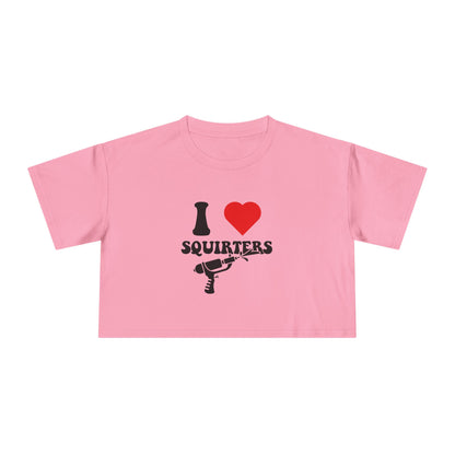 Womens Squirter Cropped Tee