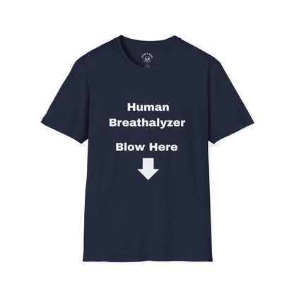 Human Breathalyzer T-shirt (OG Logo On Back)