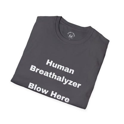 Human Breathalyzer T-shirt (OG Logo On Back)