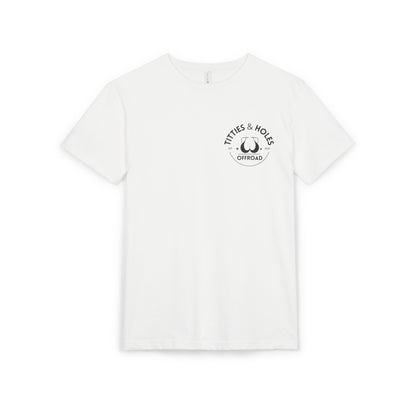T-Shirt — 'Waves & Wine' Pink Palm Pocket Tee