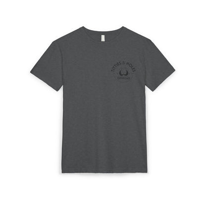T-Shirt — 'Waves & Wine' Pink Palm Pocket Tee