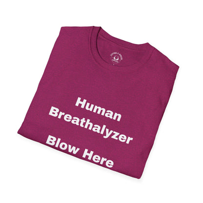 Human Breathalyzer T-shirt (OG Logo On Back)