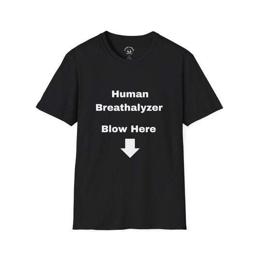 Human Breathalyzer T-shirt (OG Logo On Back)