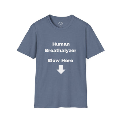 Human Breathalyzer T-shirt (OG Logo On Back)