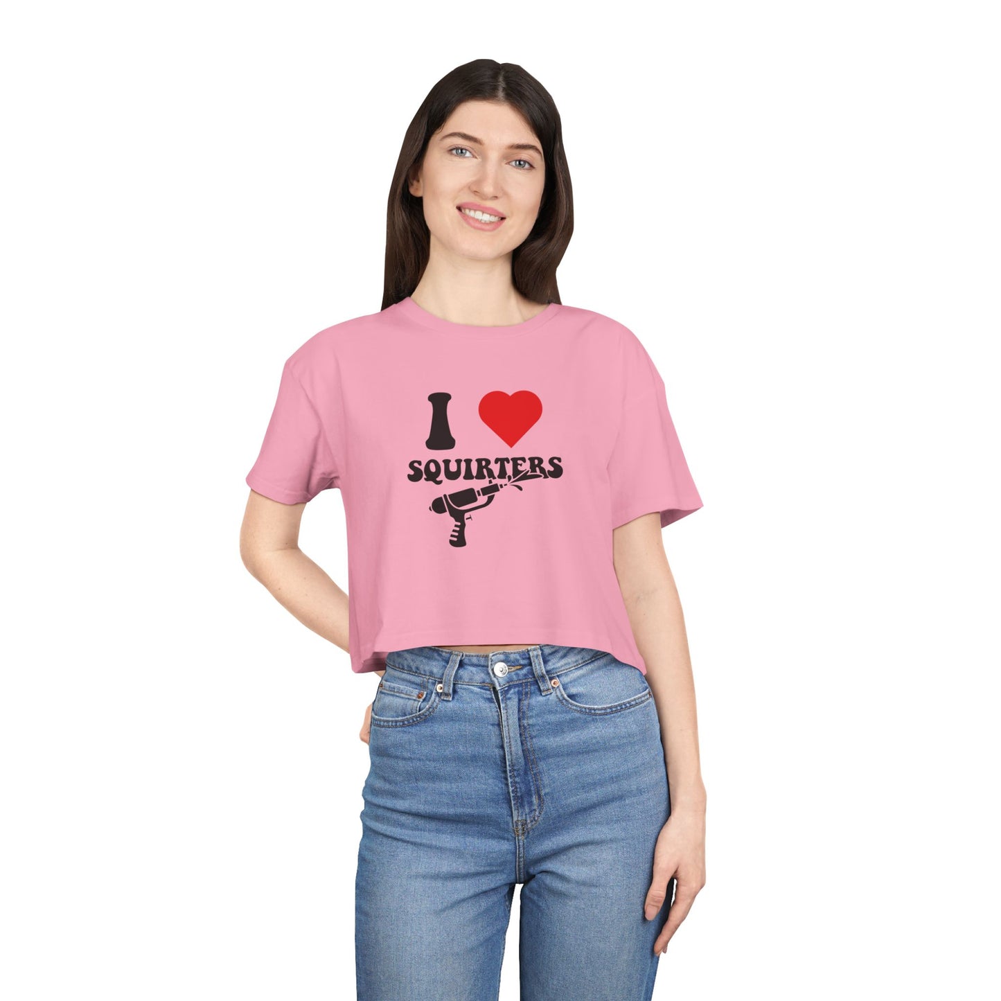 Womens Squirter Cropped Tee