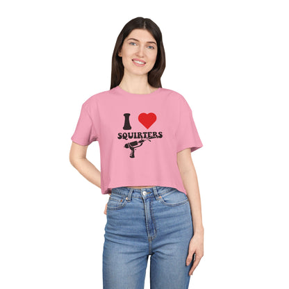 Womens Squirter Cropped Tee