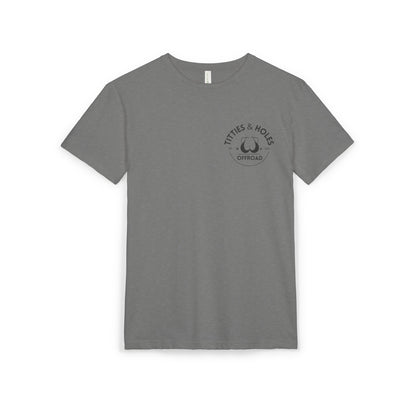 T-Shirt — 'Waves & Wine' Pink Palm Pocket Tee
