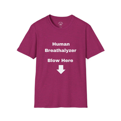 Human Breathalyzer T-shirt (OG Logo On Back)