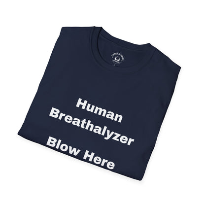 Human Breathalyzer T-shirt (OG Logo On Back)