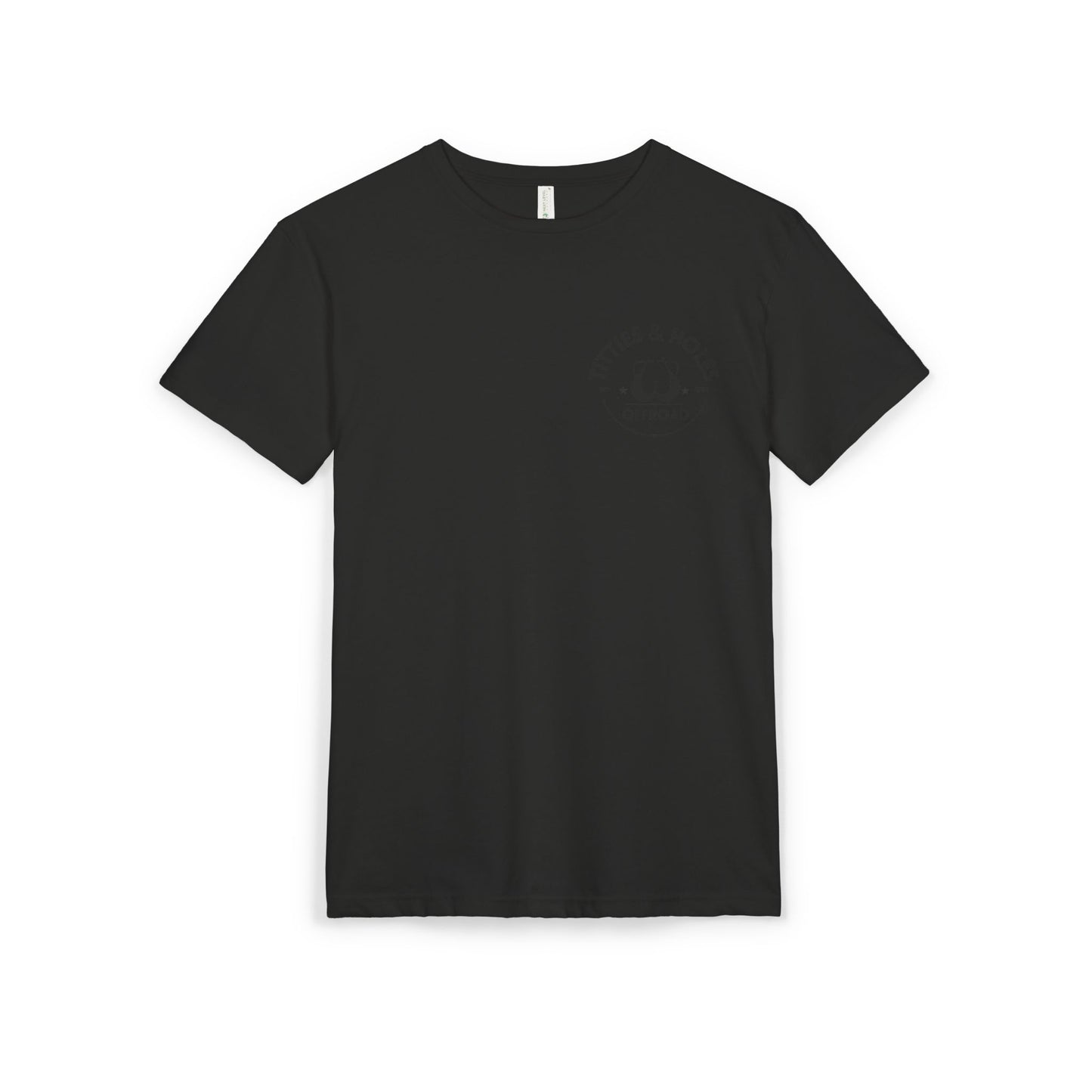 T-Shirt — 'Waves & Wine' Pink Palm Pocket Tee