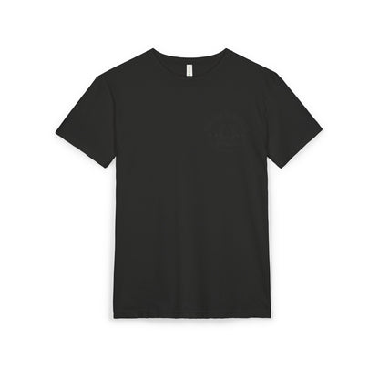 T-Shirt — 'Waves & Wine' Pink Palm Pocket Tee