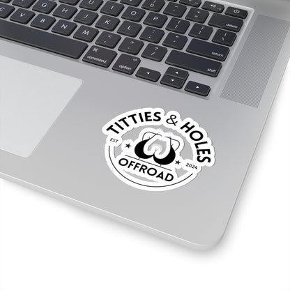 Offroad Humor Kiss-Cut Stickers, Funny Laptop Decal, Outdoor Adventure Stickers, Gift for Offroad Lovers, Car Sticker
