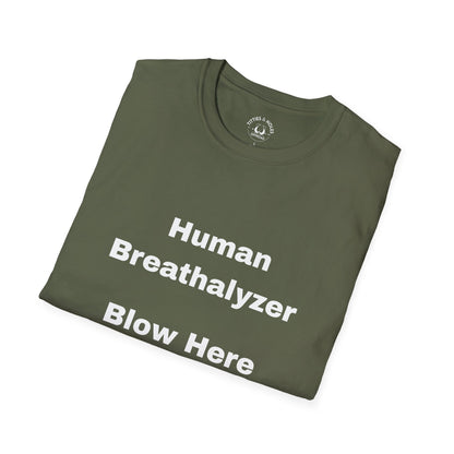 Human Breathalyzer T-shirt (OG Logo On Back)