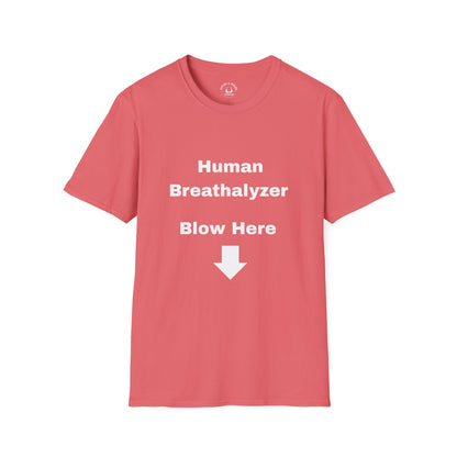 Human Breathalyzer T-shirt (OG Logo On Back)