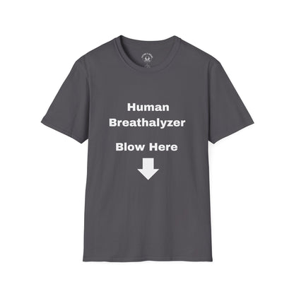 Human Breathalyzer T-shirt (OG Logo On Back)