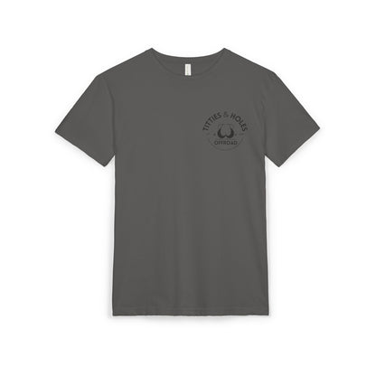 T-Shirt — 'Waves & Wine' Pink Palm Pocket Tee